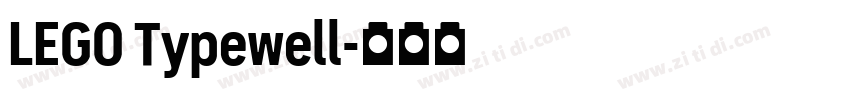 LEGO Typewell字体转换 LEGO Typewell字体转换